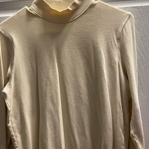 Jones New York Cream Long Sleeve Top